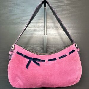 Miu Miu Suede Pochette Handbag